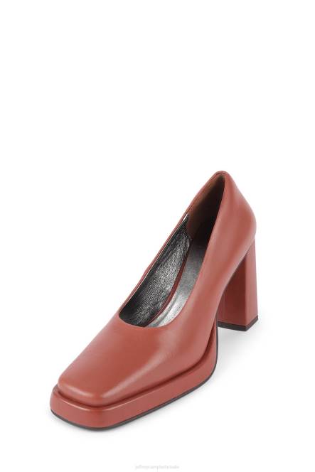 Jeffrey Campbell afgestompt NDHB1285 platform pomp Roest vrouwen