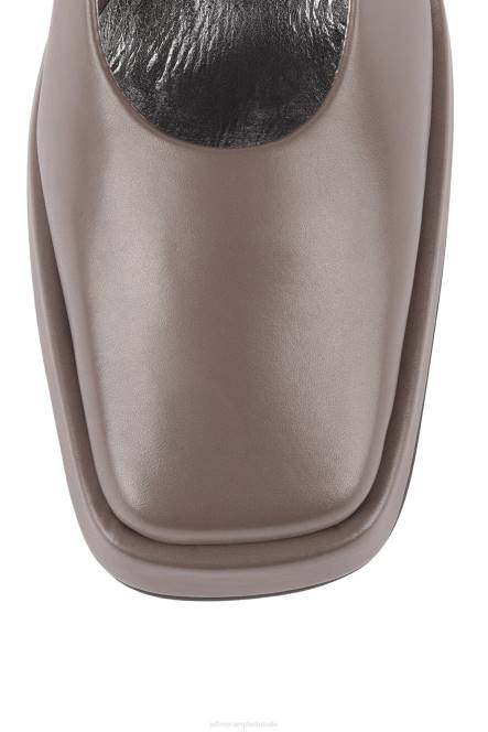 Jeffrey Campbell afgestompt NDHB1286 platform pomp donker taupe vrouwen