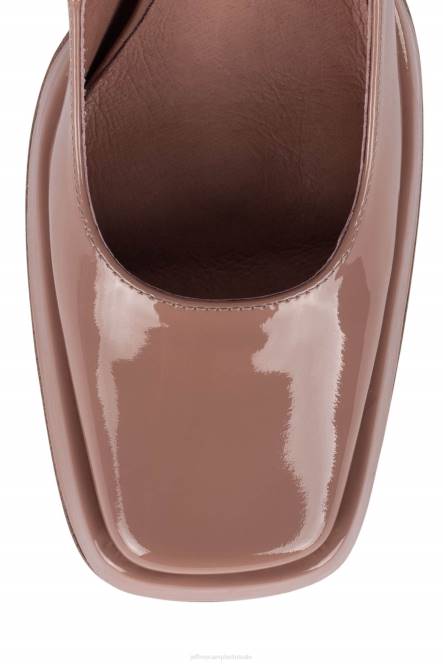 Jeffrey Campbell afgestompt-ch NDHB1284 platform pomp stoffig blush-patent vrouwen