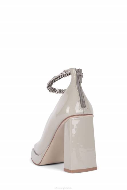 Jeffrey Campbell afgestompt-ch NDHB1312 platform pomp grijs patent vrouwen