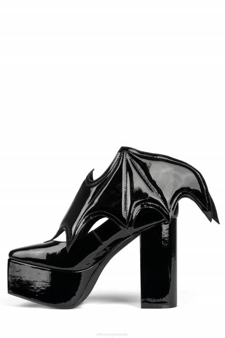 Jeffrey Campbell batty-b NDHB1274 platform pomp zwart patent vrouwen