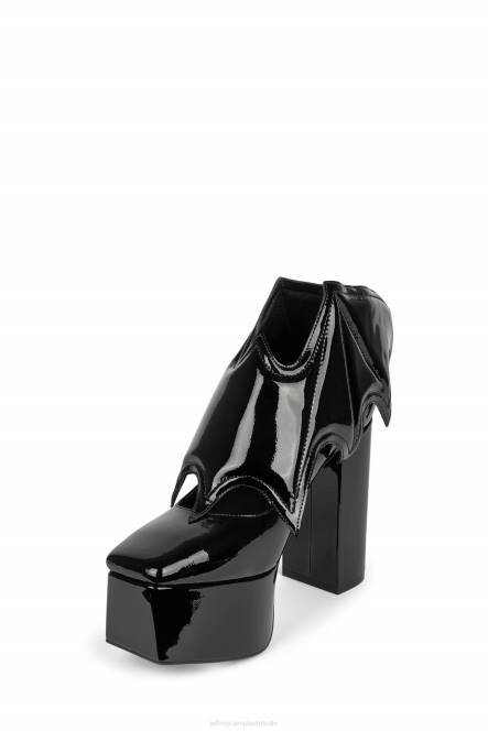 Jeffrey Campbell batty-b NDHB1274 platform pomp zwart patent vrouwen