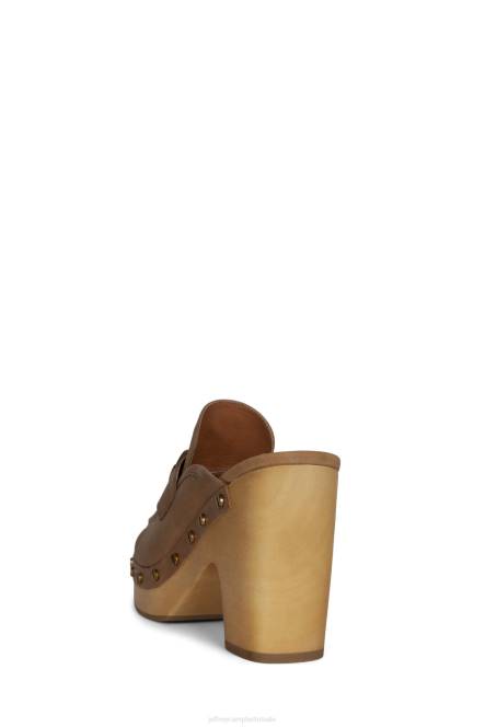 Jeffrey Campbell beffany NDHB1270 platform pomp bruinen vrouwen