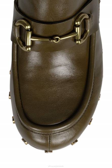 Jeffrey Campbell beffany NDHB1271 platform pomp olijf vrouwen