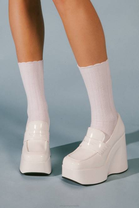 Jeffrey Campbell blok NDHB1267 platform pomp patent op ijscrinkle vrouwen