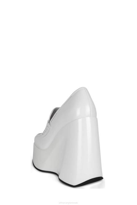 Jeffrey Campbell blok NDHB1267 platform pomp patent op ijscrinkle vrouwen