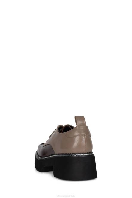Jeffrey Campbell boek NDHB1260 platform pomp bruinbruin multi vrouwen