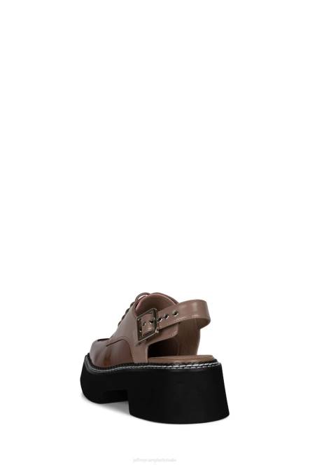 Jeffrey Campbell boeken NDHB1245 platform pomp bruine doos roze multi vrouwen