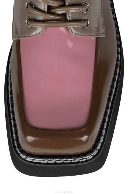Jeffrey Campbell boeken NDHB1245 platform pomp bruine doos roze multi vrouwen