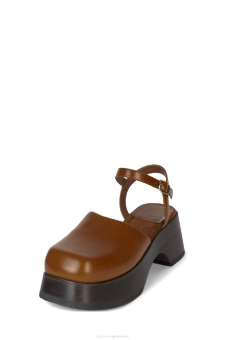 Jeffrey Campbell buiten dienst NDHB122 platform pomp bruin bruin vrouwen