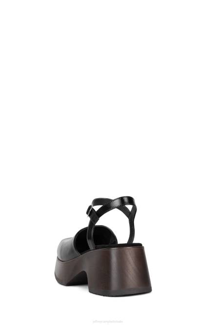 Jeffrey Campbell buiten dienst NDHB123 platform pomp zwart bruin vrouwen