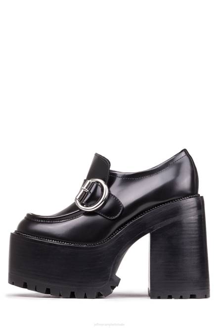 Jeffrey Campbell compenseren NDHB1246 platform pomp zwarte doos vrouwen