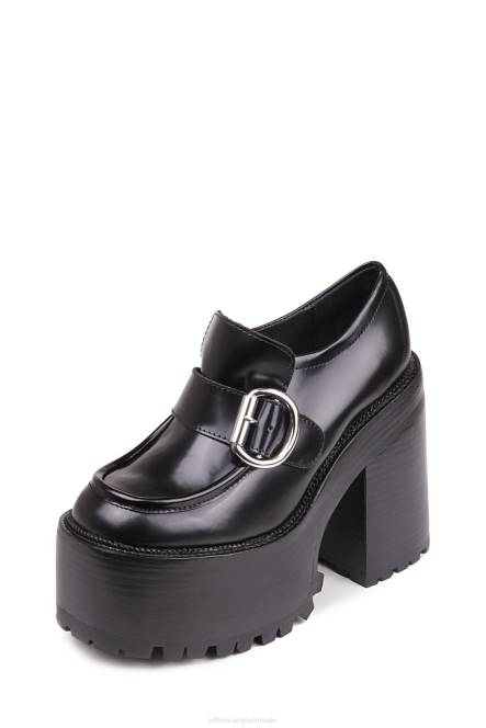 Jeffrey Campbell compenseren NDHB1246 platform pomp zwarte doos vrouwen