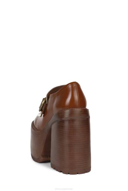 Jeffrey Campbell compenseren NDHB63 platform pomp bruin ivoor vrouwen