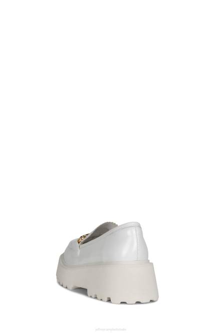 Jeffrey Campbell geschoold NDHB1242 platform pomp witte doos vrouwen