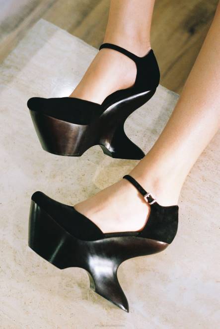 Jeffrey Campbell harmonie NDHB1273 platform pomp zwart suède vrouwen