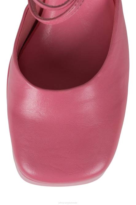 Jeffrey Campbell leila NDHB1292 platform pomp roze kreukel vrouwen