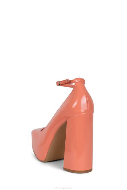 Jeffrey Campbell lekker NDHB1307 platform pomp koraal patent vrouwen