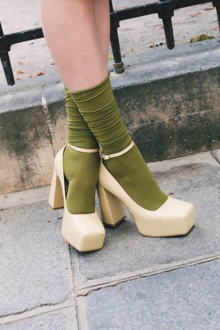 Jeffrey Campbell lekker NDHB1308 platform pomp licht olijf patent vrouwen
