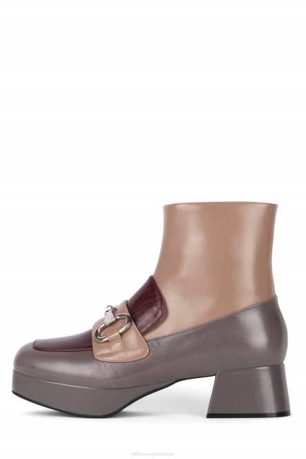 Jeffrey Campbell prepster NDHB1256 platform pomp grijsbruin taupe vrouwen