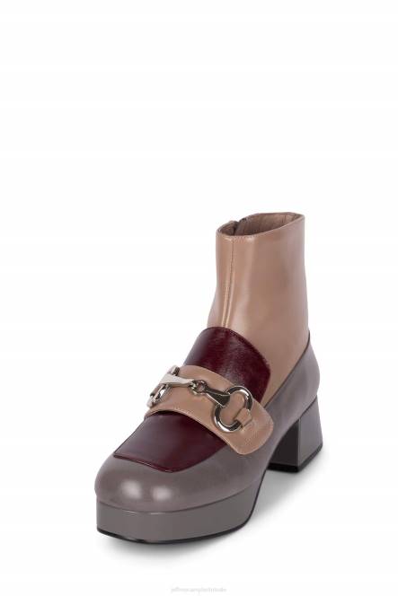 Jeffrey Campbell prepster NDHB1256 platform pomp grijsbruin taupe vrouwen