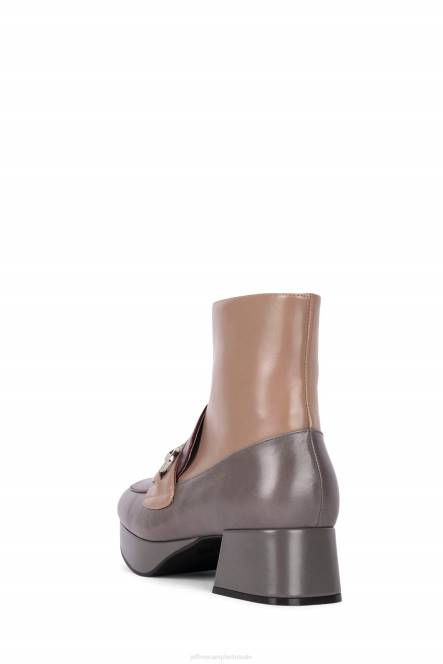 Jeffrey Campbell prepster NDHB1256 platform pomp grijsbruin taupe vrouwen