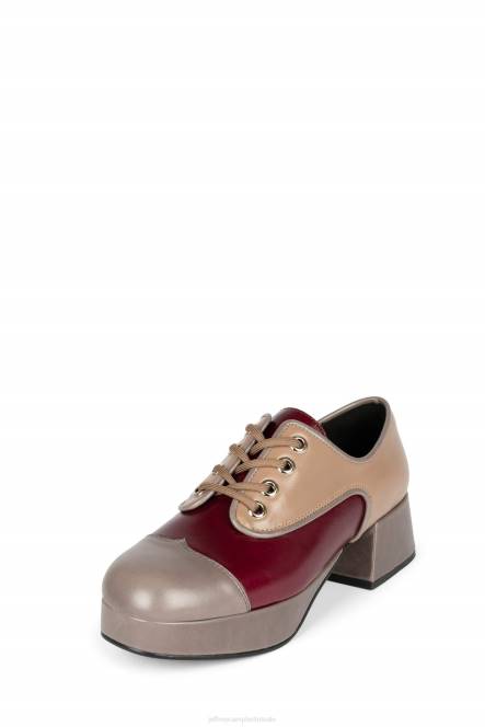Jeffrey Campbell school NDHB1258 platform pomp grijs mauve beige vrouwen