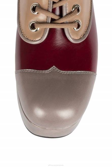 Jeffrey Campbell school NDHB1258 platform pomp grijs mauve beige vrouwen