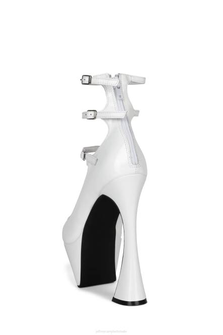 Jeffrey Campbell spionage NDHB1309 platform pomp wit patent vrouwen