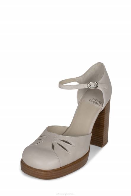 Jeffrey Campbell ster-man-c NDHB1277 platform pomp ivoor natuurlijke stapel vrouwen