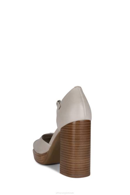 Jeffrey Campbell ster-man-c NDHB1277 platform pomp ivoor natuurlijke stapel vrouwen