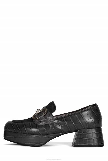 Jeffrey Campbell student-2f NDHB1272 platform pomp grijze multi vrouwen
