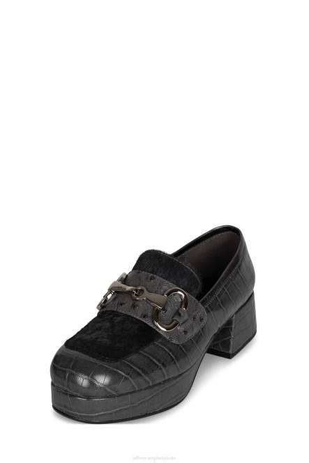 Jeffrey Campbell student-2f NDHB1272 platform pomp grijze multi vrouwen