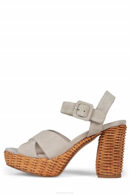 Jeffrey Campbell amma-2w NDHB1097 platform sandaal ijs suède vrouwen