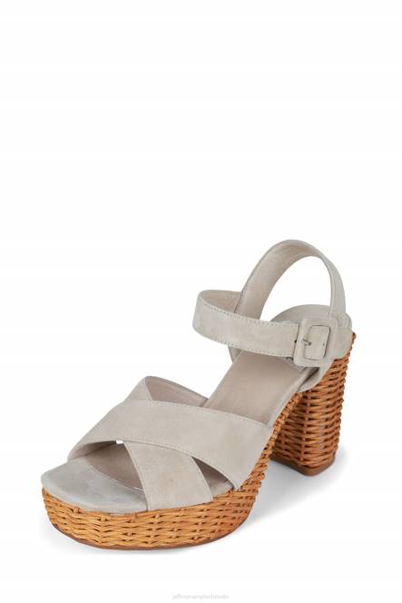 Jeffrey Campbell amma-2w NDHB1097 platform sandaal ijs suède vrouwen