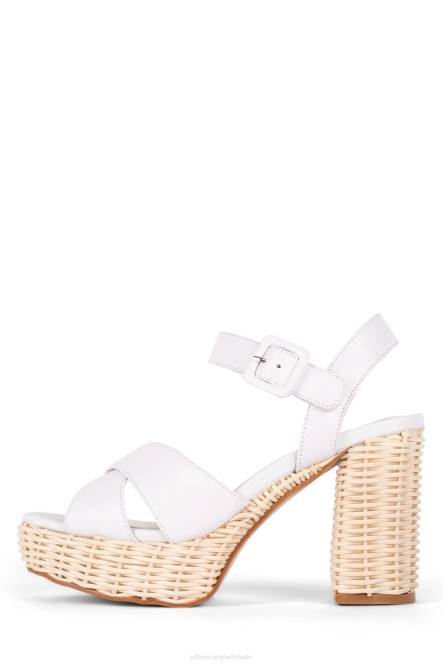 Jeffrey Campbell amma-2w NDHB1100 platform sandaal wit vrouwen