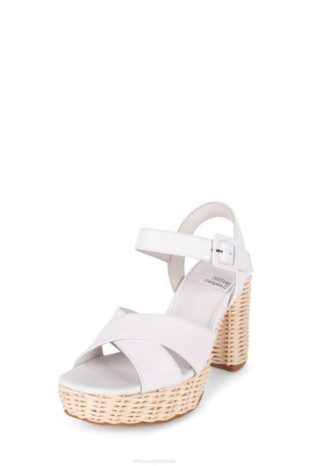 Jeffrey Campbell amma-2w NDHB1100 platform sandaal wit vrouwen