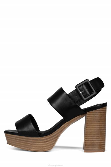 Jeffrey Campbell ammaly-st NDHB1094 platform sandaal zwart vrouwen