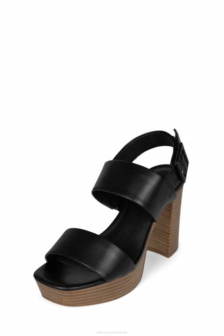 Jeffrey Campbell ammaly-st NDHB1094 platform sandaal zwart vrouwen