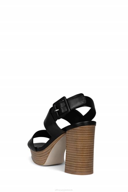 Jeffrey Campbell ammaly-st NDHB1094 platform sandaal zwart vrouwen