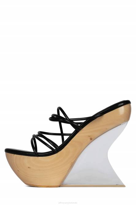 Jeffrey Campbell androïde NDHB1060 platform sandaal zwart vrouwen