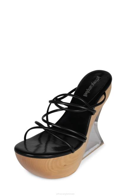 Jeffrey Campbell androïde NDHB1060 platform sandaal zwart vrouwen