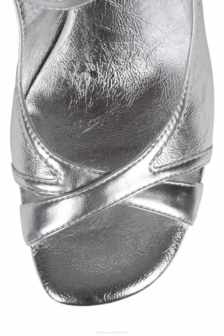 Jeffrey Campbell atmosfeer NDHB1033 platform sandaal zilver metallic vrouwen