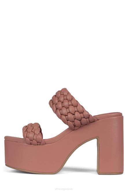 Jeffrey Campbell bamba NDHB1116 platform sandaal stoffig roze vrouwen