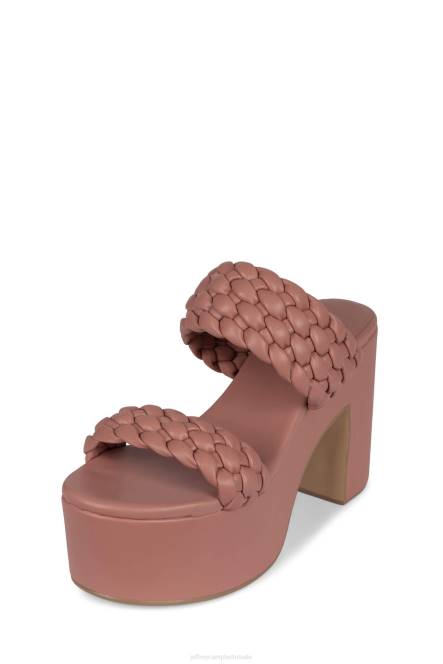 Jeffrey Campbell bamba NDHB1116 platform sandaal stoffig roze vrouwen