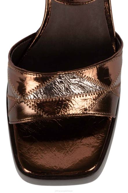 Jeffrey Campbell danser NDHB1204 platform sandaal brons multi vrouwen