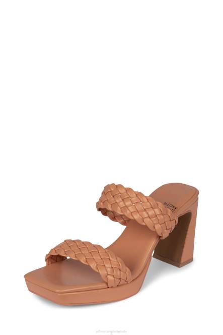 Jeffrey Campbell delicatesse NDHB1110 platform sandaal perzik vrouwen