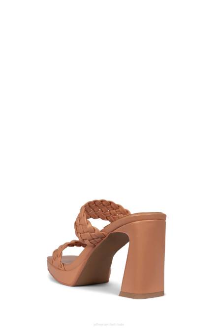 Jeffrey Campbell delicatesse NDHB1110 platform sandaal perzik vrouwen