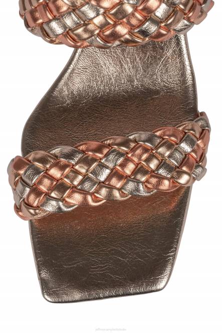 Jeffrey Campbell delicatesse NDHB1111 platform sandaal roségouden combinatie vrouwen