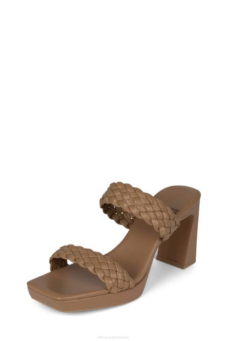Jeffrey Campbell delicatesse NDHB1114 platform sandaal donker naakt vrouwen
